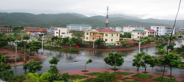 Lai Chau town in Vietnam