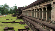 Wall of a Temple of Angkor