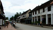 A street of Luang Prabang 