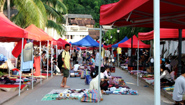 Street market in Luang Prabang