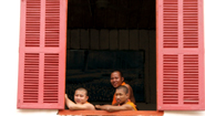 Monks in Vientiane