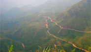 Wild mountains in the north-western Vietnam