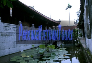 Lotus pond, But Thap Pagoda