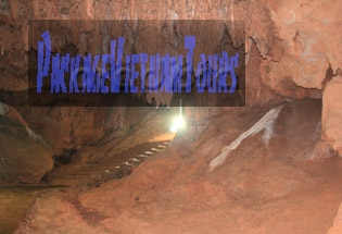 Stalactites at Nguom Ngao Cave