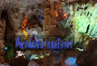 Stunning stalactites at Dau Go Cave - Halong Bay