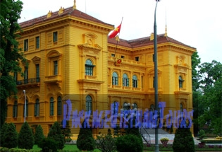 The Presidential Palace Hanoi Vietnam