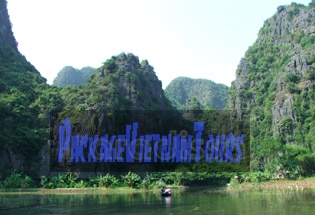 The mountains of Thung Nang Ninh Binh Vietnam