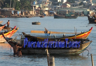 Boats at Mui Ne fishing village