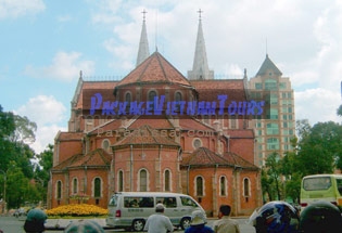 Notre Dame Cathedral Sai Gon Vietnam