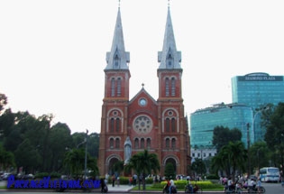 Notre Dame Cathedral Saigon Vietnam