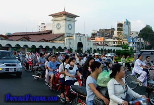 Le marché Ben Thanh de Saigon 