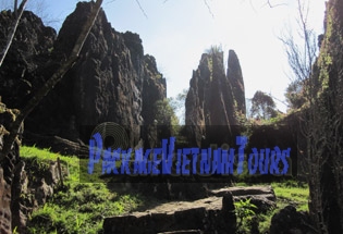 Rock garden on Ham Rong Mountain