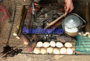 Street food at Yen Bai