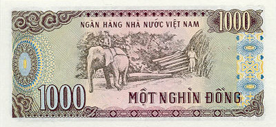 VND  1,000 bill