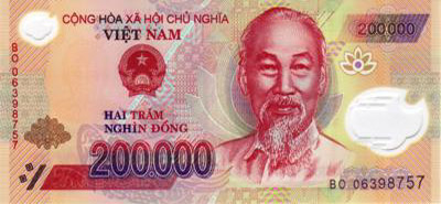 VND 200,000 Bill