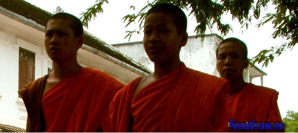 Monks in Luang Prabang