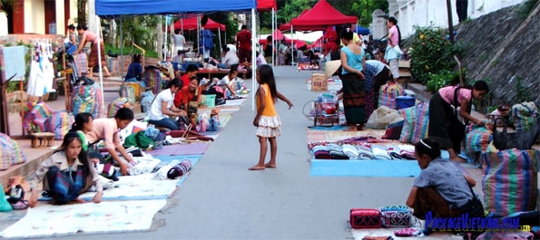 Street Market in Luang Prabang