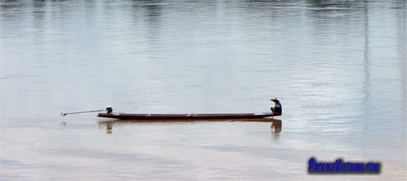 Boat trip on the Mekong River