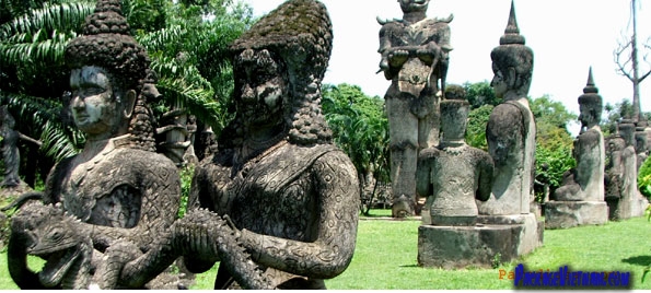 Buddha Park in Vientiane