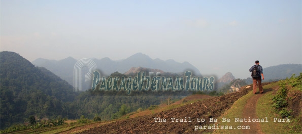 Trekking at Ba Be National Park Bac Kan Vietnam